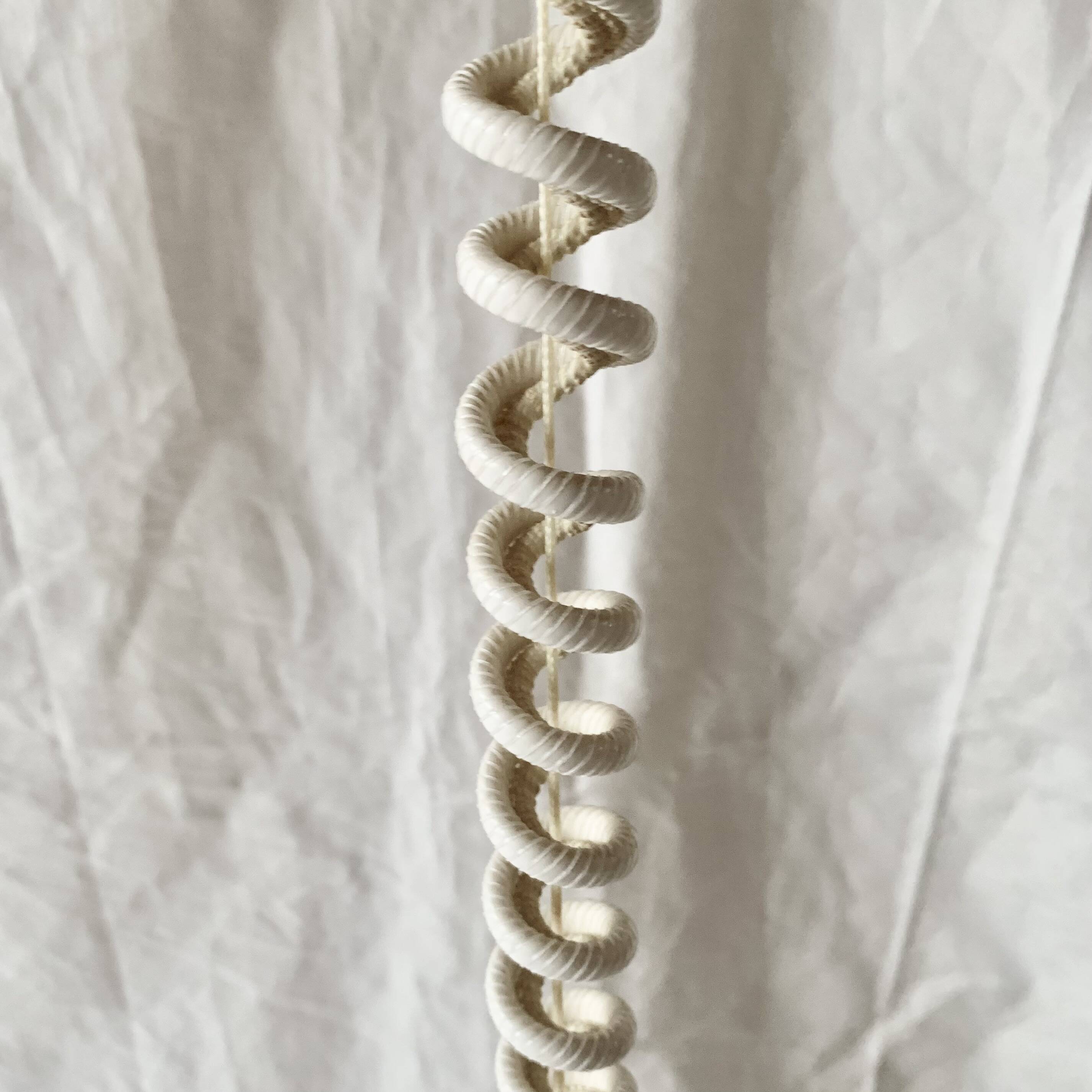 Vintage white ceramic up-and-down pendant light
