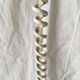 Vintage white ceramic up-and-down pendant light