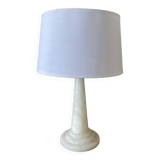 80s alabaster table lamp