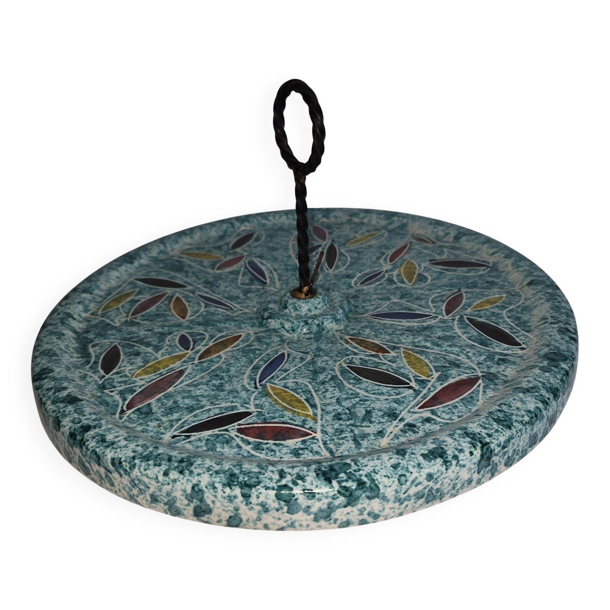 Vintage presentation plate in ceramic – Borty Vallauris – 1950s