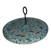 Vintage presentation plate in ceramic – Borty Vallauris – 1950s