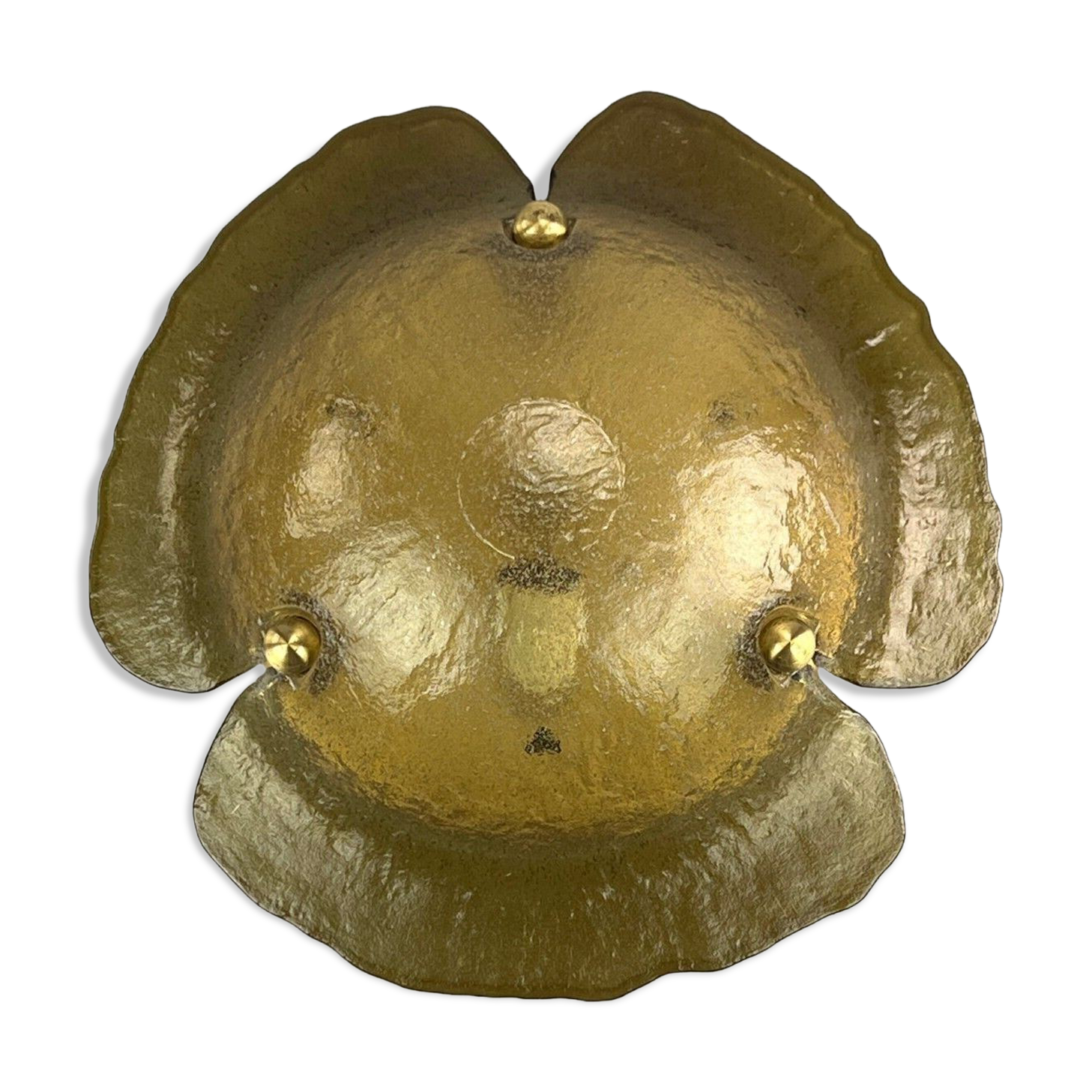 60s 70s Peill & Putzler ceiling lamp glass space design lamp