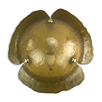 60s 70s Peill & Putzler ceiling lamp glass space design lamp