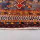 Vintage tribal rug 170x240 cm, wool oriental handmade rug large 2553