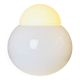 Daruma Model 5028/3 Milk Glass Sphere By Sergio Asti For Candle Milano, Italy 1980S