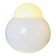 Daruma Model 5028/3 Milk Glass Sphere By Sergio Asti For Candle Milano, Italy 1980S