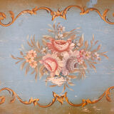 Louis XV style Venetian blue patina table