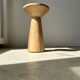 Side table, end of sofa in natural mango monoxyl conical tray H:50cm