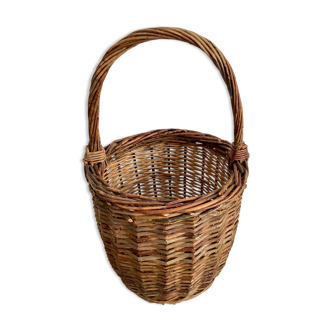 Panier en osier brut