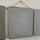 Vintage mirror 1960 triptych barber Arpin hairdresser - 34 x 88 cm