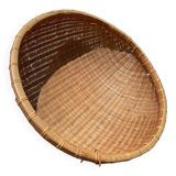 Large round rattan basket