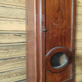 Massive walnut antique clock body