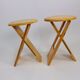 Six vintage folding stools, made by Seletti