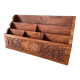 Porte courriers en bois sculpté