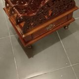 Wooden magazine rack