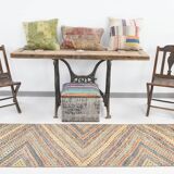 2x8 Colorful Soft Color Kilim Runner Rug, 73x255Cm SK 33035