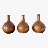 Set of 3 stoneware pots