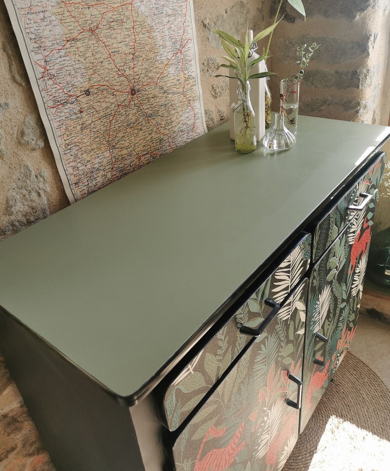 Formica vintage sideboard