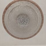 Art Deco XL pendant lamp in Clichy glass circa 1920