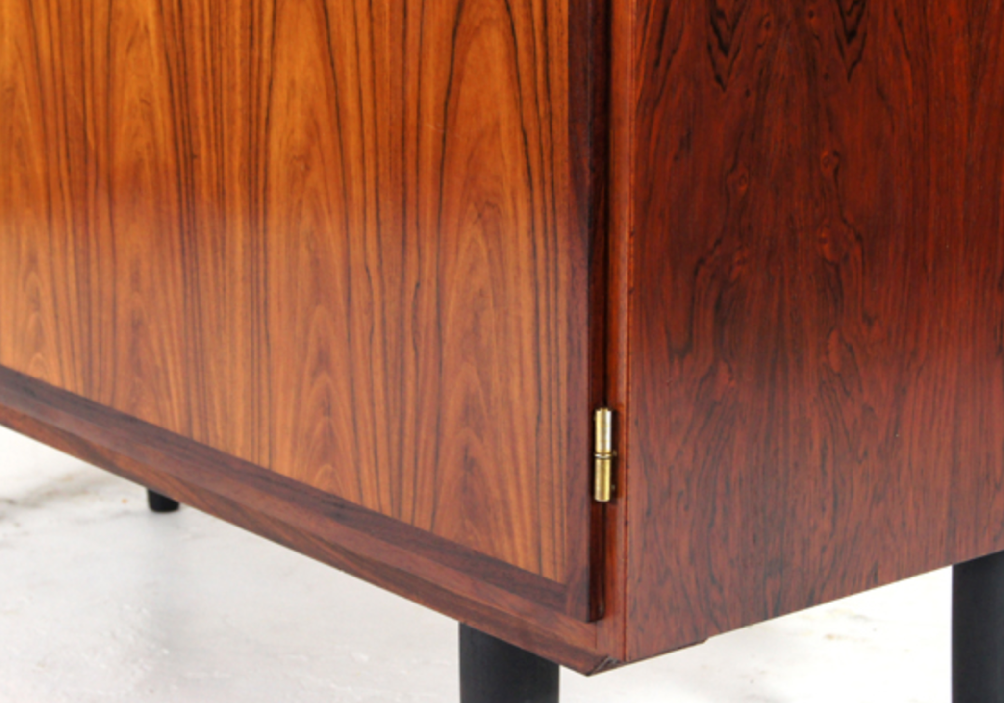Vintage Danish retro TV furniture down in rosewood 50s