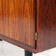 Vintage Danish retro TV furniture down in rosewood 50s