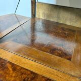 English tea table, with system, modular shelf and removable top, 1920