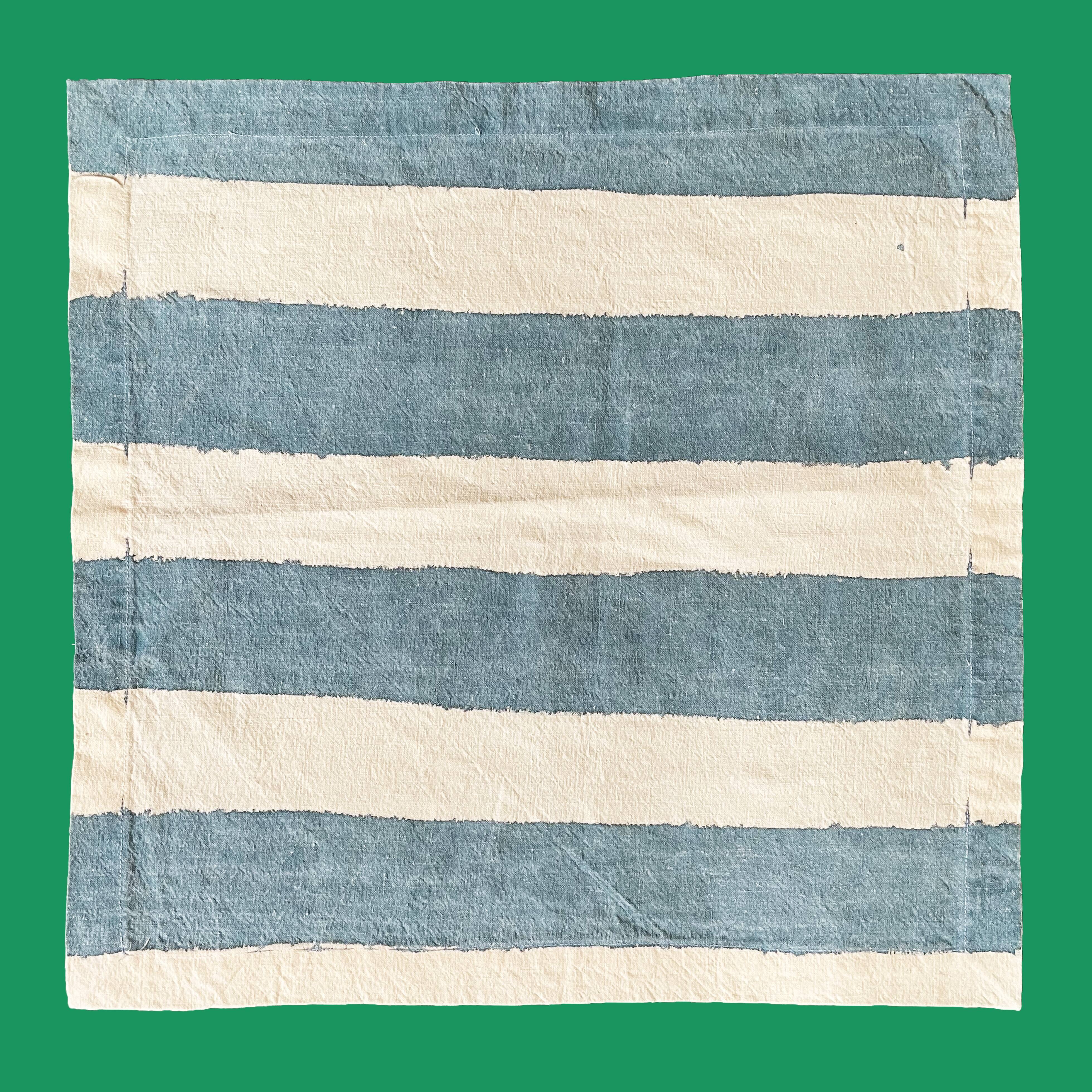 Towel Bayadère Blue