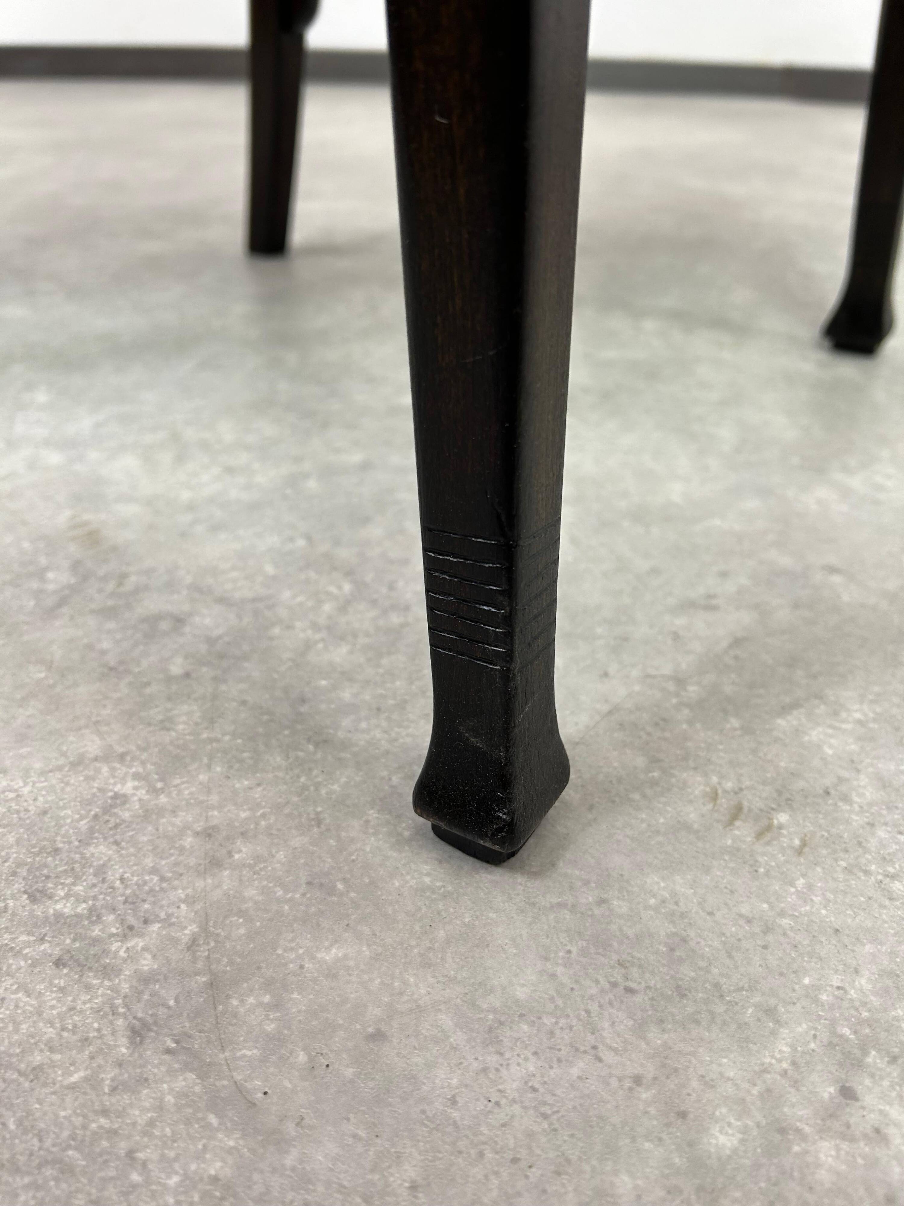 Set of 6 dining chairs no.319 by J&J Kohn