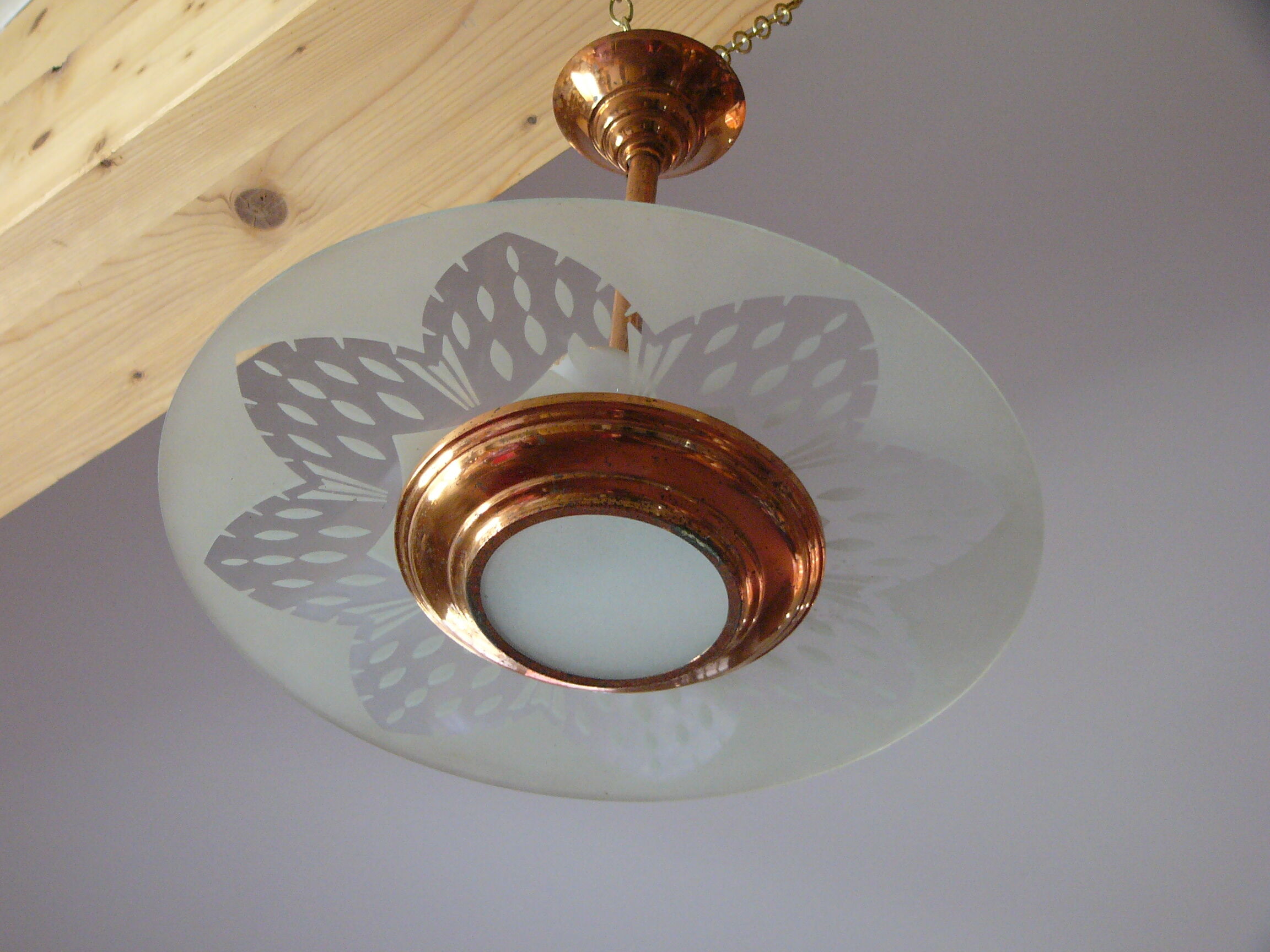 Hanging lamp of the 50