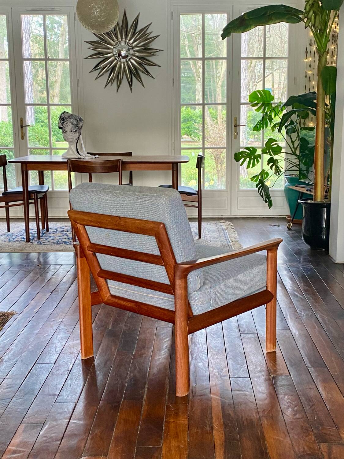 Danish Komdort armchair pair in teak – 1960s