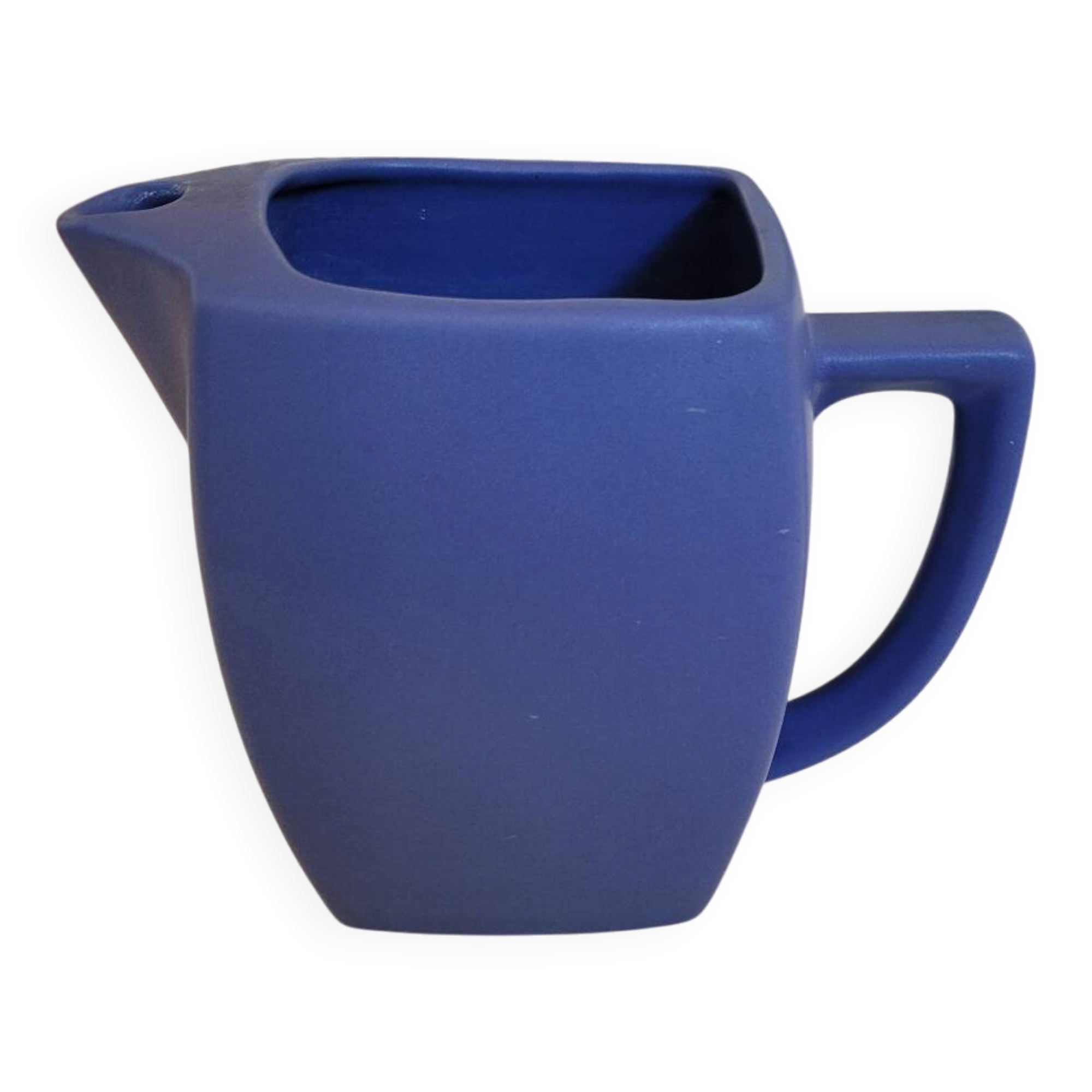 Blue ceramic jug / carafe