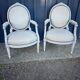 Paire de fauteuils de Style Louis XVI