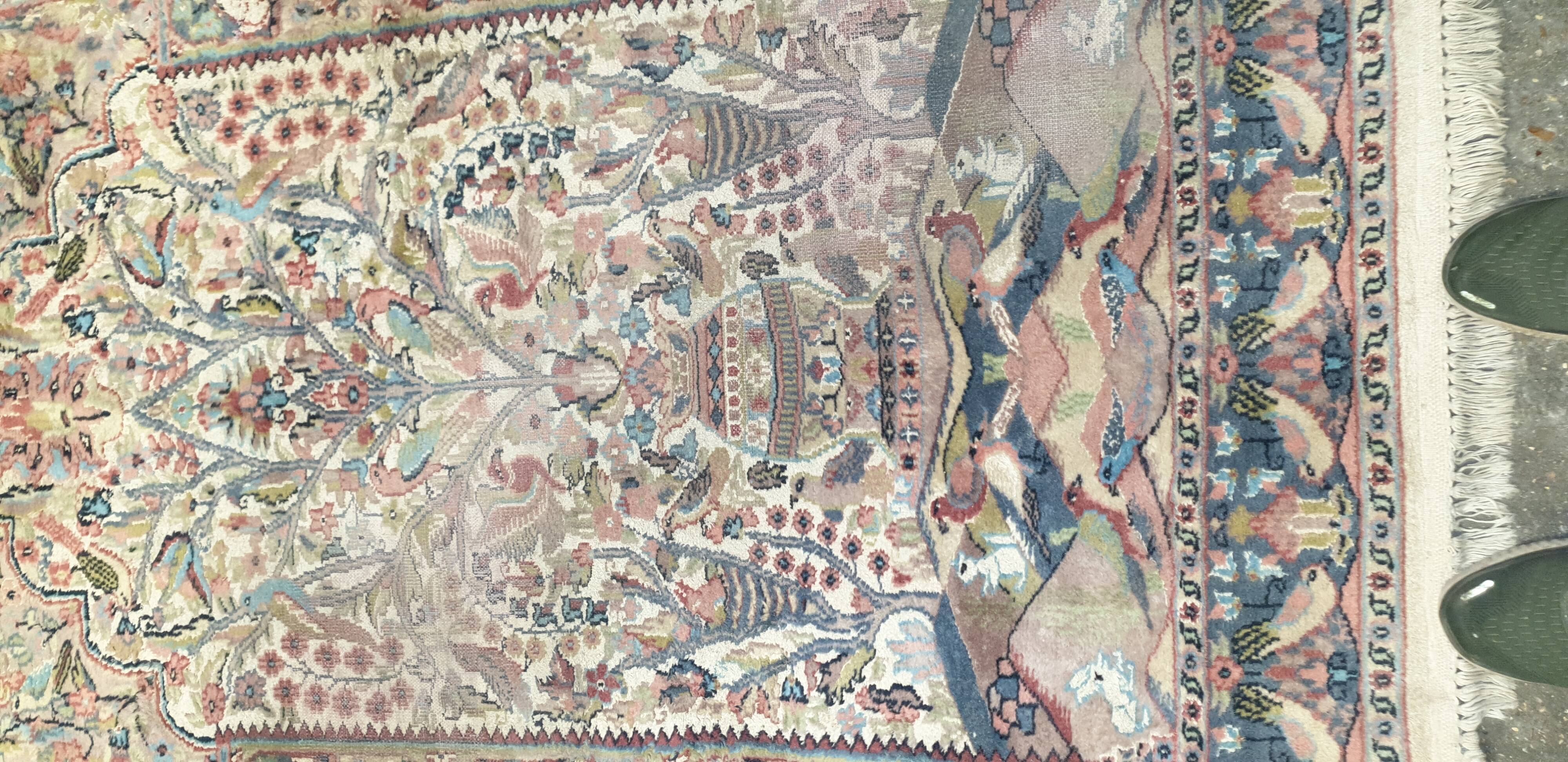 Oriental carpets silk wool