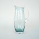 Glass jug, Italian design, 1970s, made in Italy