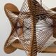 Hanging wood and stretched wire