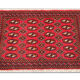 Tapis bukhara rouge laine persan 50x100cm