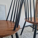 Pair of Scandinavian chairs model Fanett by Tapiovaara