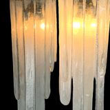 Pair of sconces " called murano waterfall " by carlo nason for mazzega