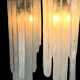 Pair of sconces " called murano waterfall " by carlo nason for mazzega