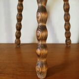 Stool, plant holder with beaded feet