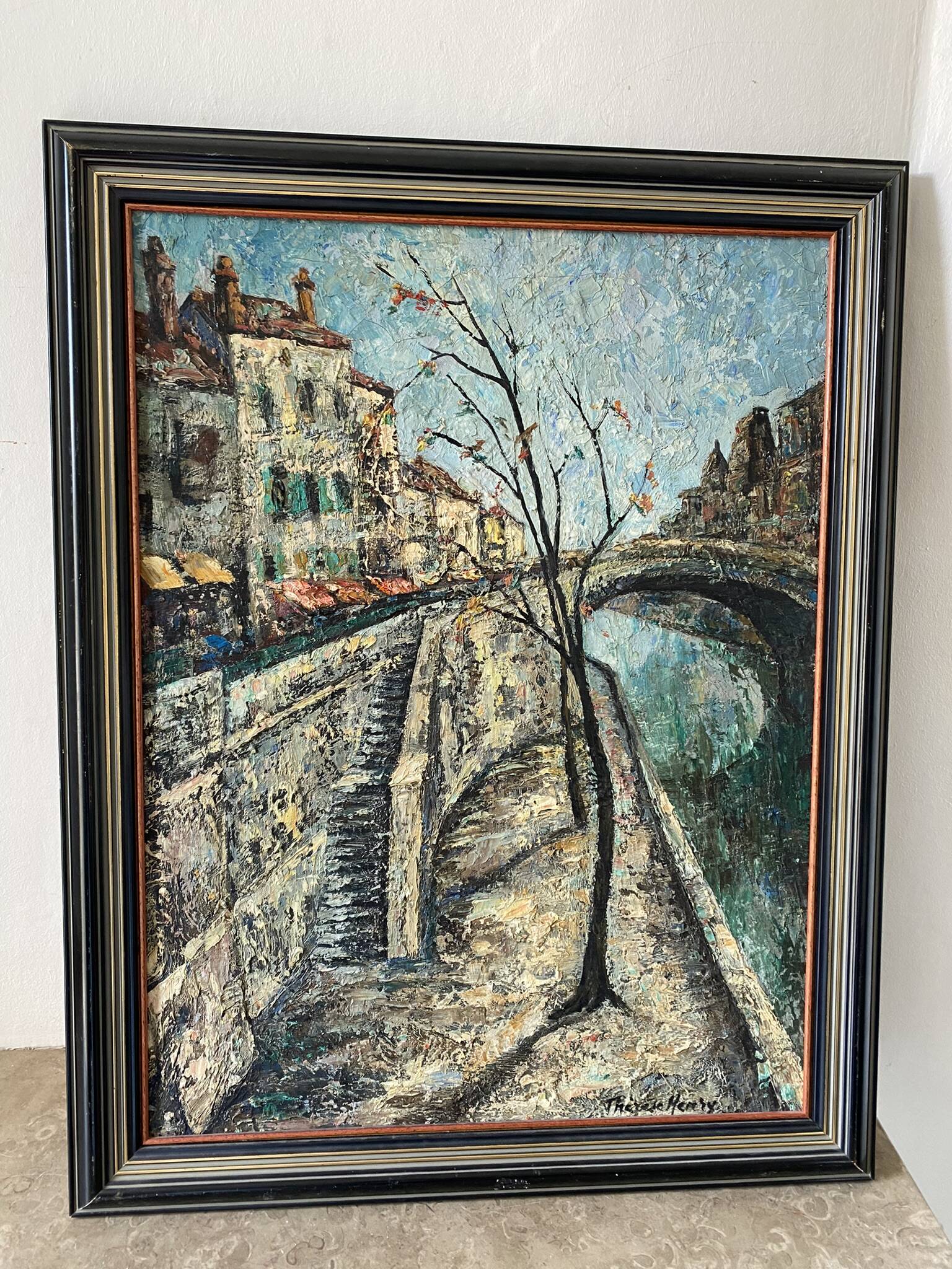 Landscape of the Parisian Seine quays