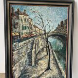 Landscape of the Parisian Seine quays