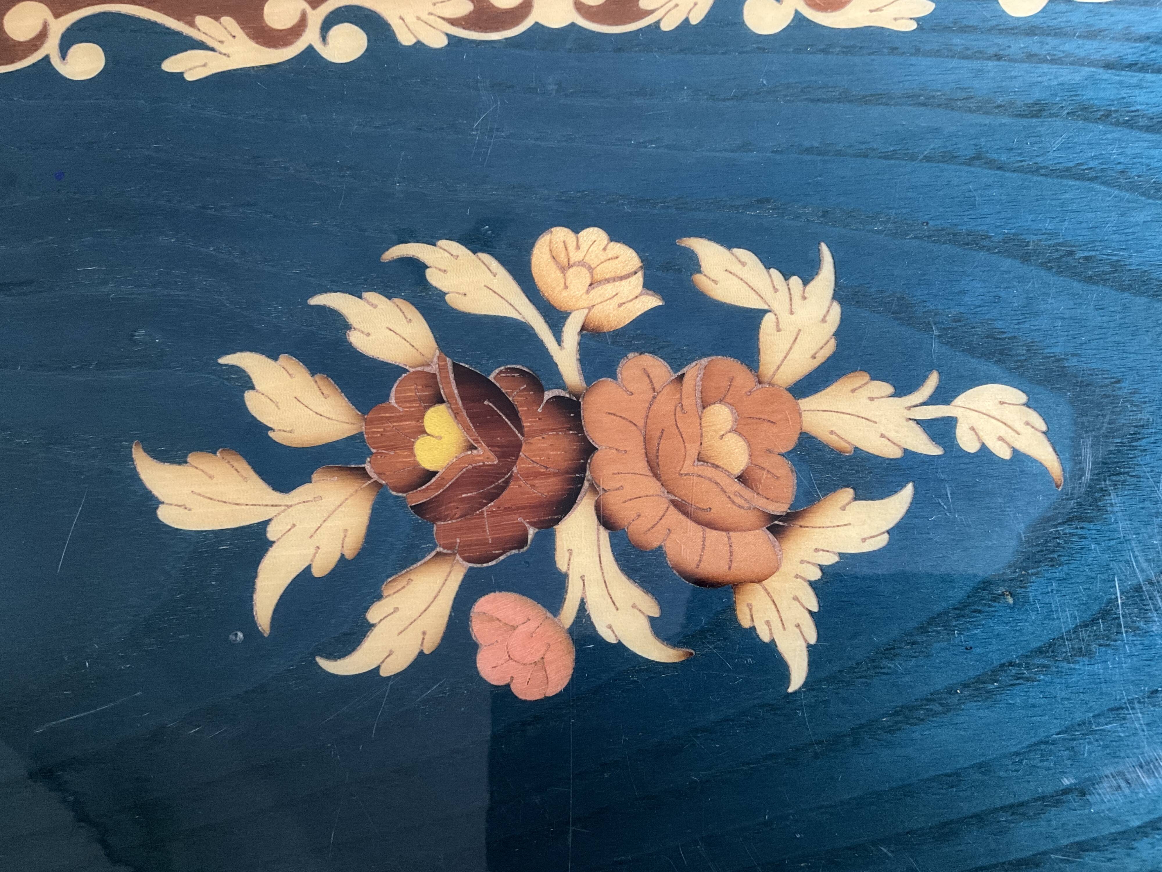 Art Deco marquetry table