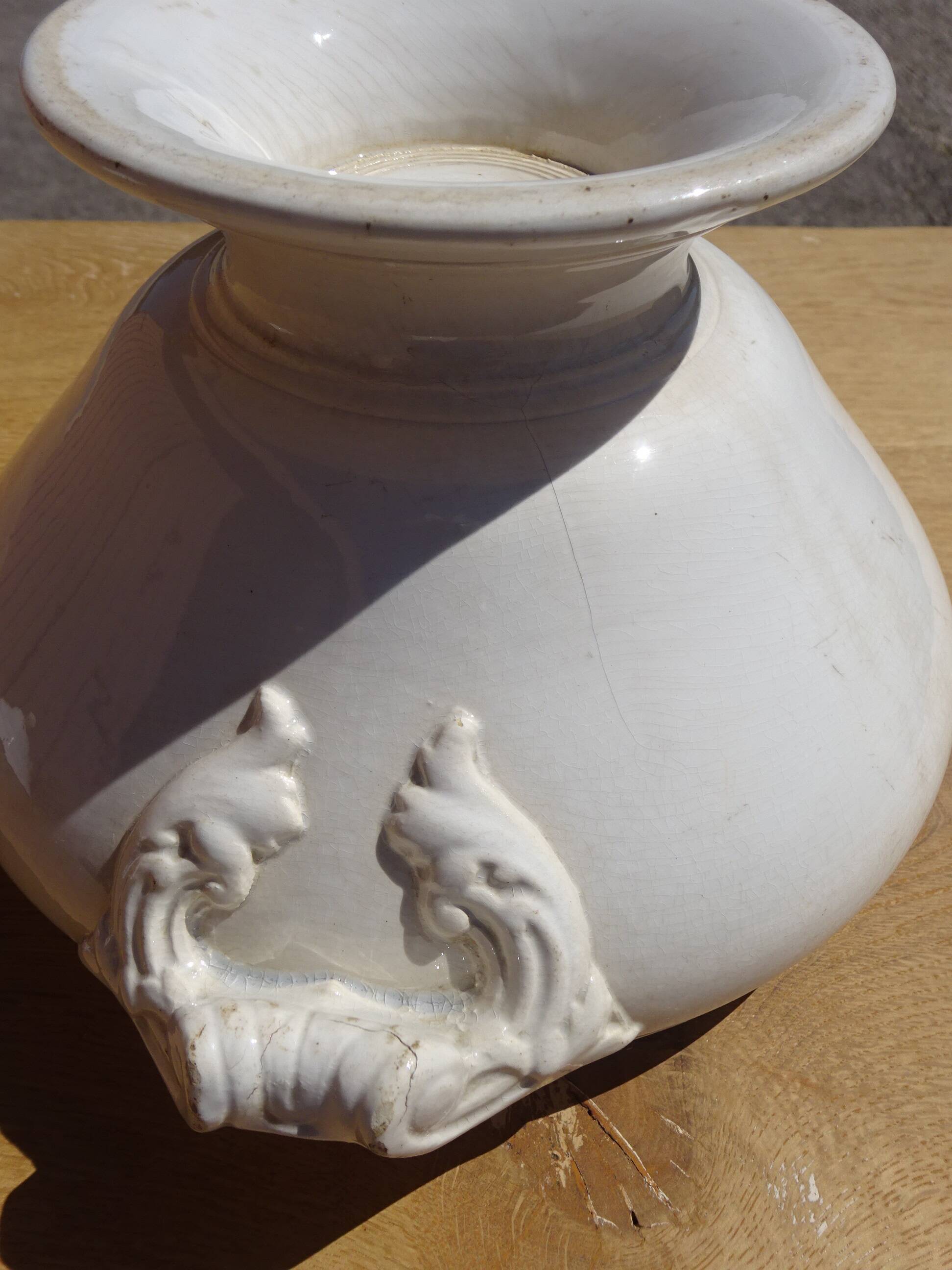 Old soup tureen, Digoin/Sarreguemines