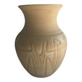 Vase primitivismes en céramique d’Accolay