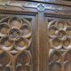 Antiqie Gothic carved oak cabinet, 1860