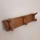 Pretty trapezoidal coat hook from the 60s