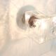 Large frosted glass wall lamp by Murano, designed by Kalmar Cube, Austria, 1960s.