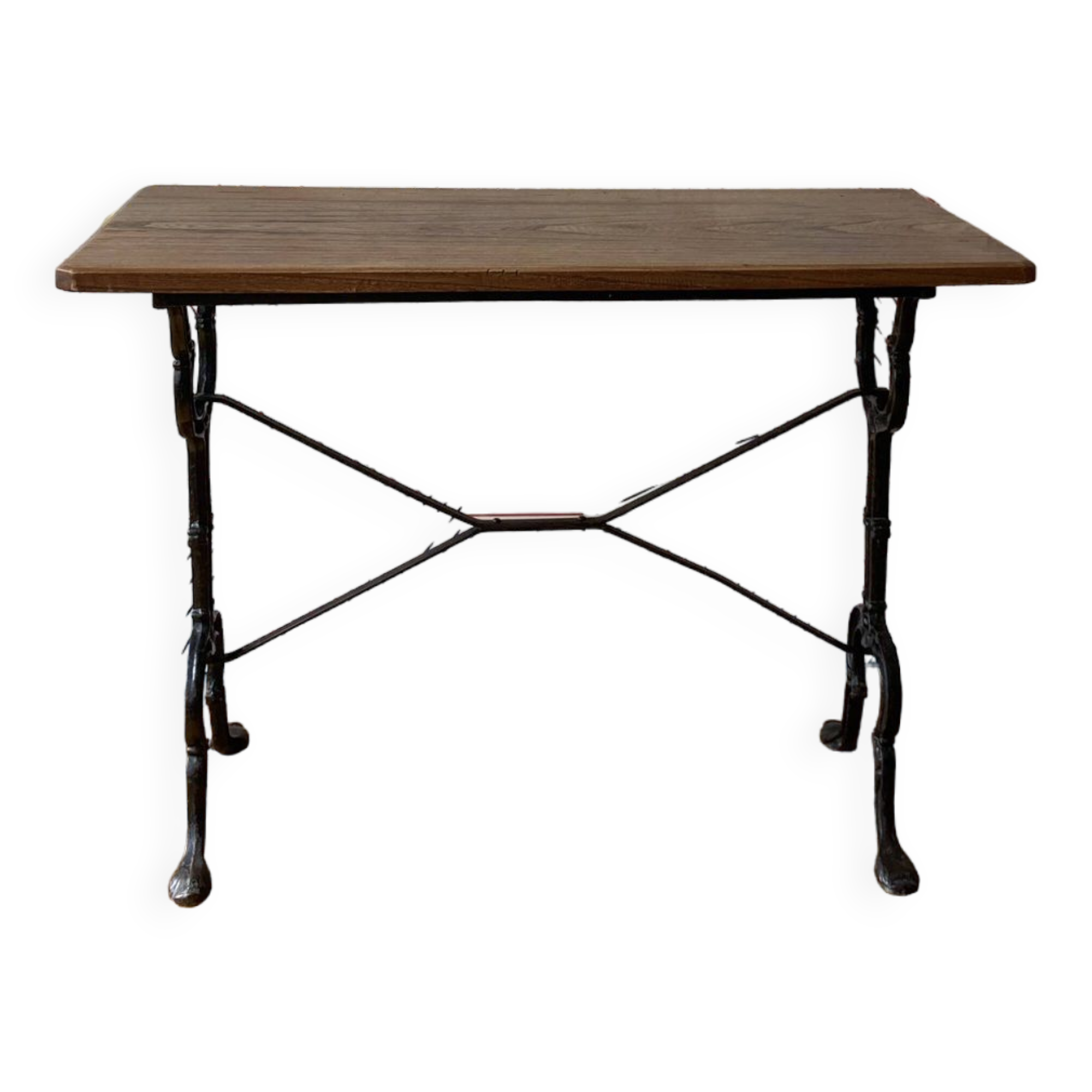 Solid wood bistro table