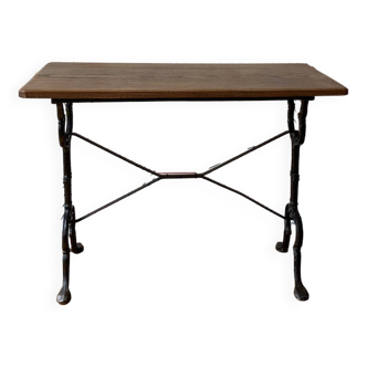 Solid wood bistro table